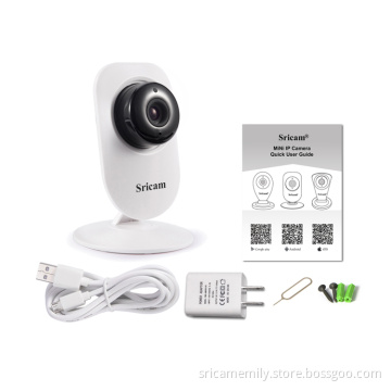 Sricam SP009B CMOS H.264 IR Night Vision Motion Detection Two Way Audio IP Surveillance Camera with 3.6mm Lens